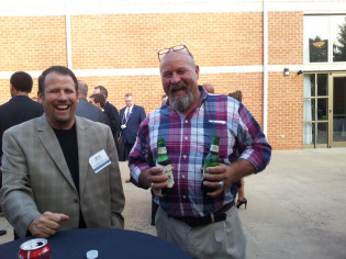2015 Aviation Conference reception, Glade Springs-Jerry Brienza, Buddy Dennis