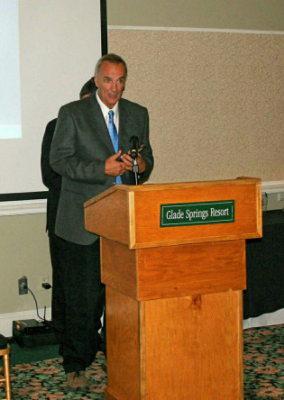 Hall of Fame Induction Ceremony: Mike Pizzino, accepting on behalf of Don Judy, 2014 Inductee