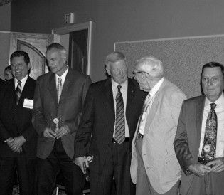 Hall of Fame Induction Ceremony: Tom Cochran, Mike Pizzino, Jon McBride, Kemp McLaughlin, Bill Pancake