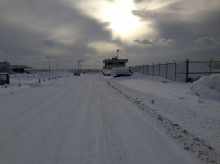 Snow!! Mid Ohio Valley Airport, Parkersburg