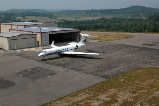 Gulfstream V at Upshur County Airport - Buckhannon